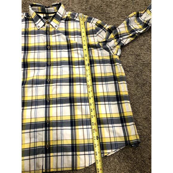 Charles Tyrwhitt Weekend Men's Button Down Shirt Long Sleeve Size XL Yellow - Picture 12 of 13